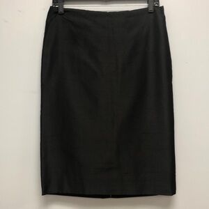 Dana Buchman black silk skirt
